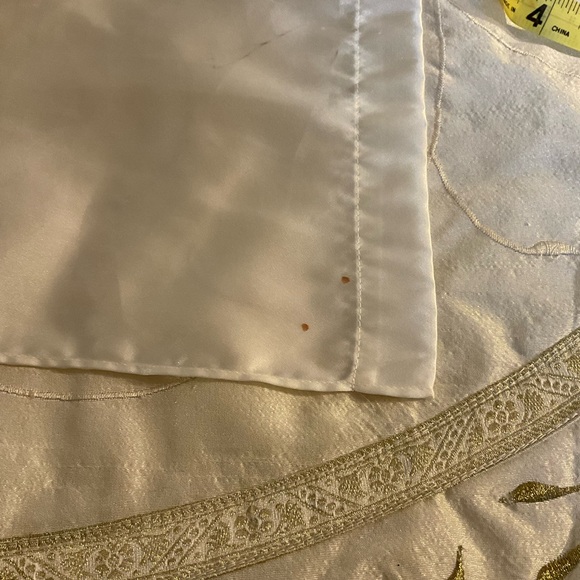 Victoria’s Secret ivory short robe dressing gown beaded sequined bridal one size - Picture 10 of 11